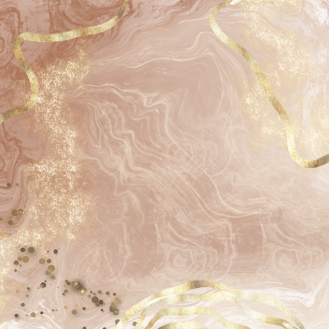 Watercolor marble and glitter gold background